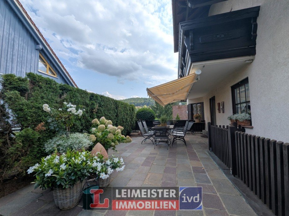 Terrasse 1. OG Doppelhaush�lfte H�sbach / Rottenberg