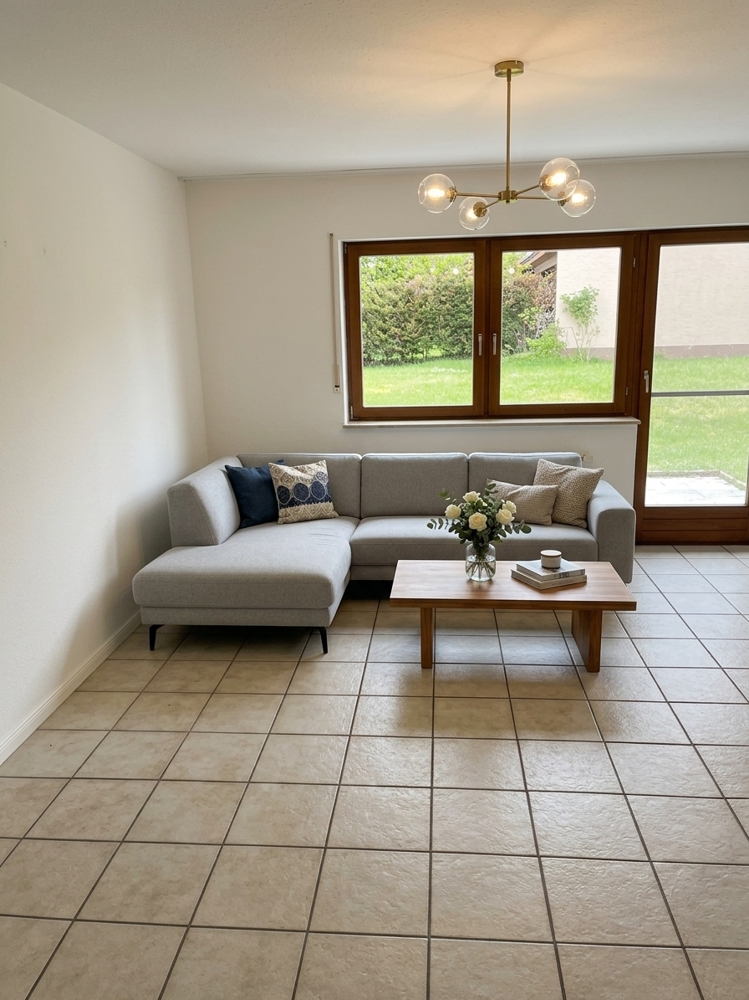 Wohnzimmer Erdgeschosswohnung Aschaffenburg / Schweinheim