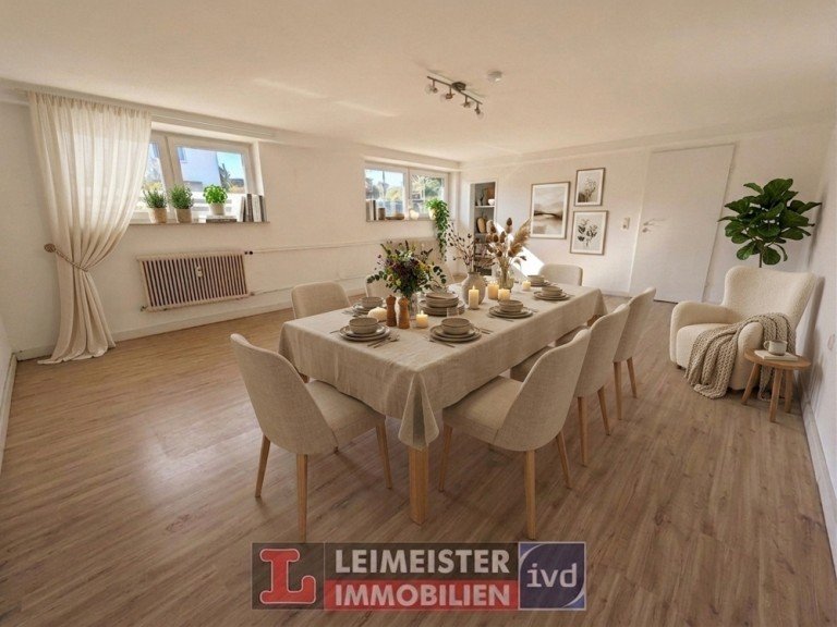 Wohnzimmer (KI generiert) Goldbach Souterrainwohnung Gem�tliche 2-Zimmer-Wohnung in ruhiger Lage von Goldbach