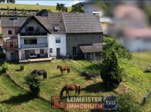 Gartenansicht AUCH EINZELN ZU KAUFEN! 
3-FAMILIENHAUS, EINFAMILIENHAUS, SCHEUNE, GARAGE, HOF, 7000m2 Wiese/Koppel