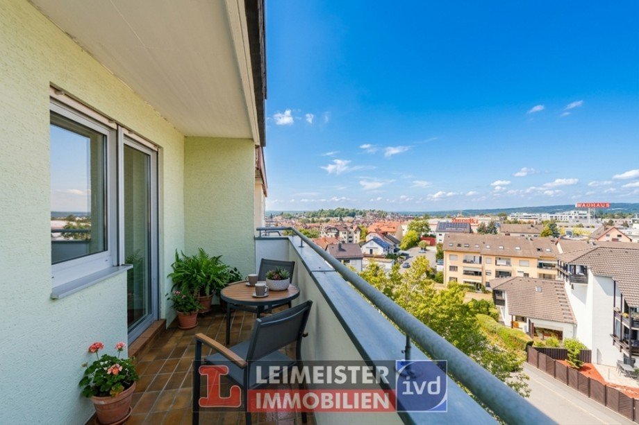 Nord- Balkon Penthousewohnung Aschaffenburg