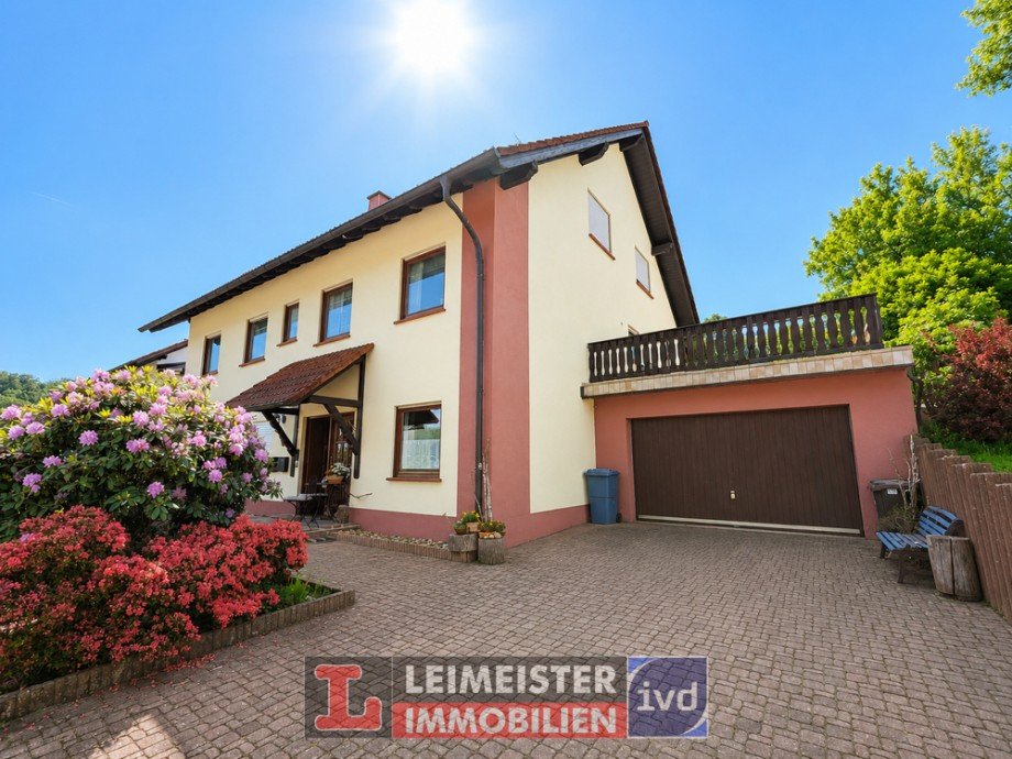 Au�enansicht Stra�e Einfamilienhaus Krombach