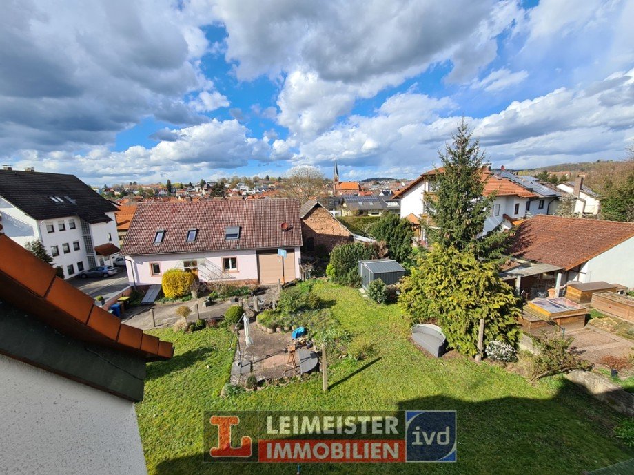 Aussicht Dachgeschosswohnung Aschaffenburg