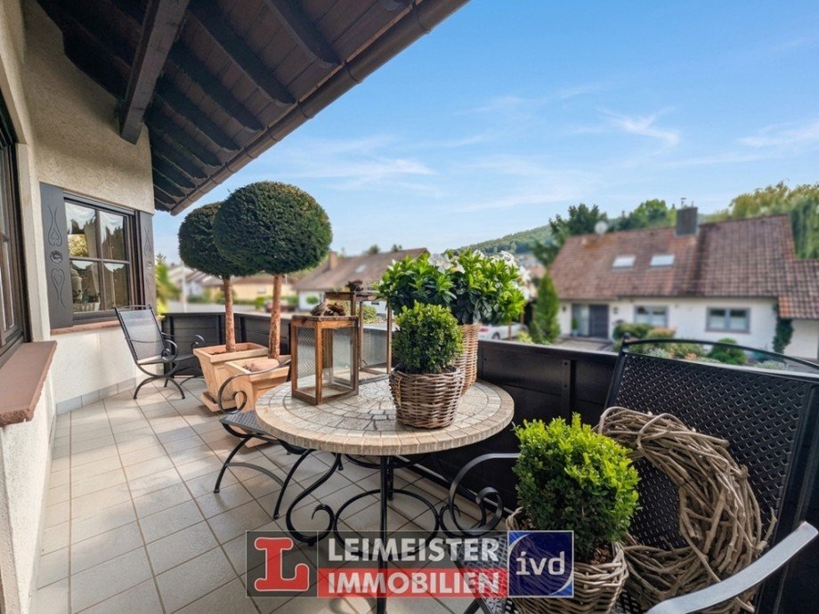 Balkon 1.OG Doppelhaush�lfte H�sbach / Rottenberg
