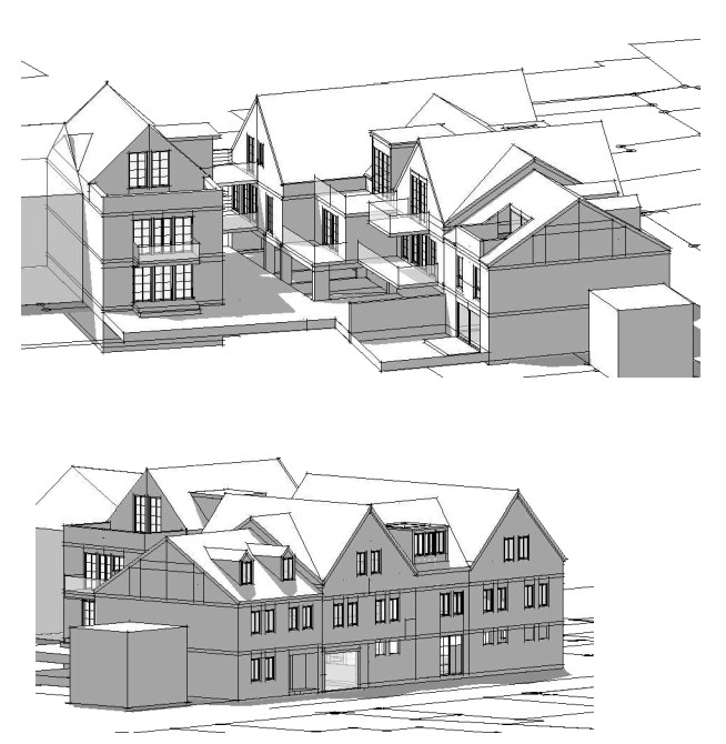 Ansicht2 Mehrfamilienhaus Gro�ostheim