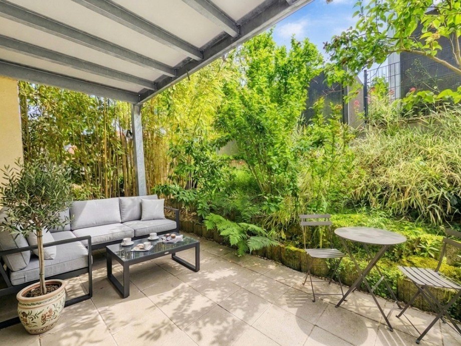 Terrasse UG Doppelhaush�lfte Kleinwallstadt / Hofstetten