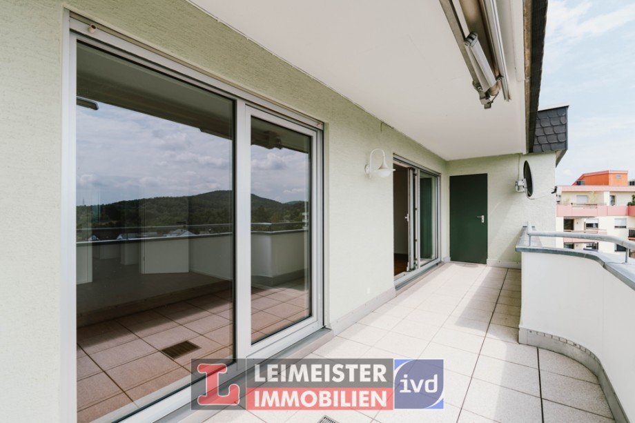 S�d- Balkon Penthousewohnung Aschaffenburg
