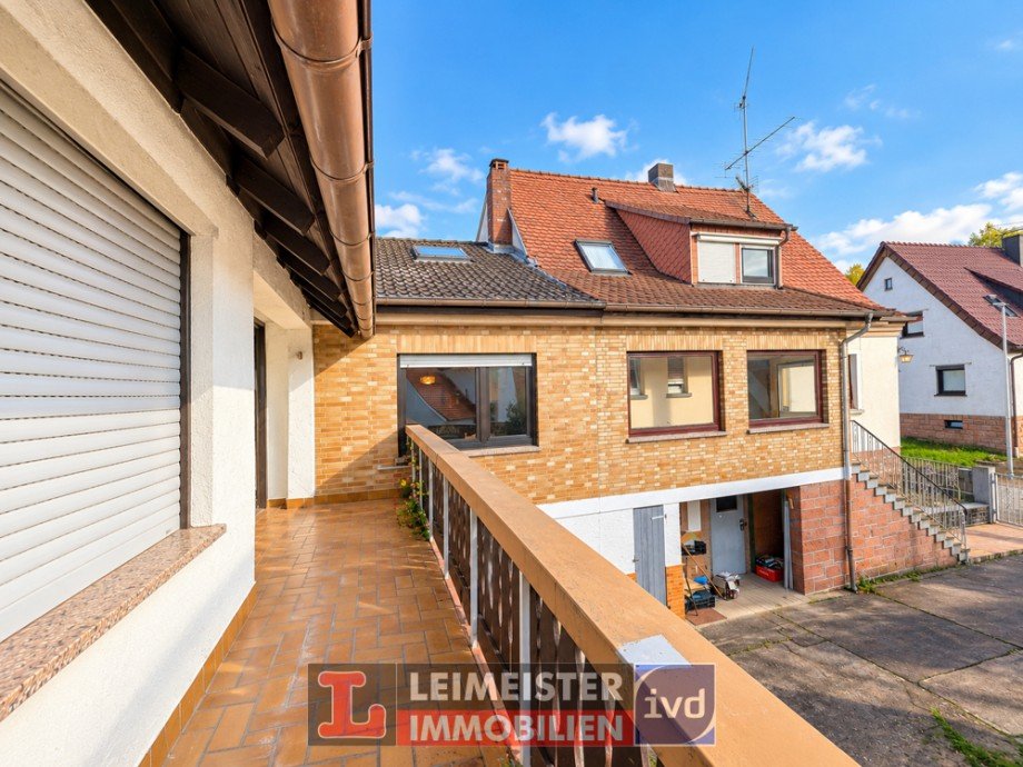 Aussicht Balkon Zweifamilienhaus Stra�bessenbach