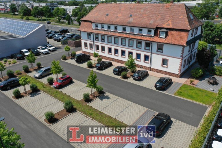Hausansicht Aschaffenburg B�rofl�che Gewerbeobjekt B�ro mit 225m� und 11 R�umen in verkehrsg�nstiger Lage von Aschaffenburg Nilkheim.