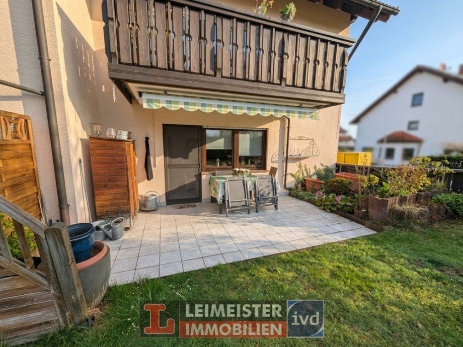 Terasse Erdgeschosswohnung Aschaffenburg