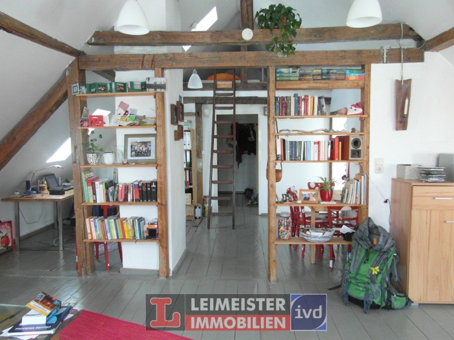 Wohnbereich Dachgeschosswohnung Aschaffenburg