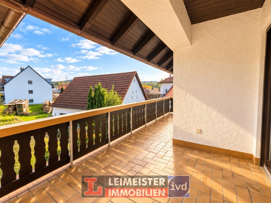 Aussicht Balkon Zweifamilienhaus Stra�bessenbach