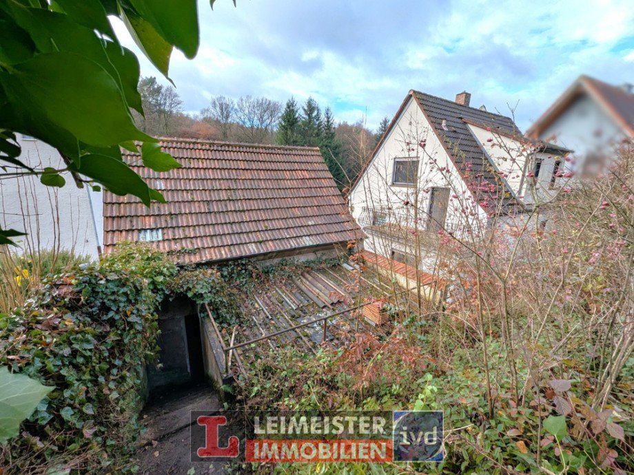 Au�enperspektive mit Gartenbereich Einfamilienhaus Waldaschaff