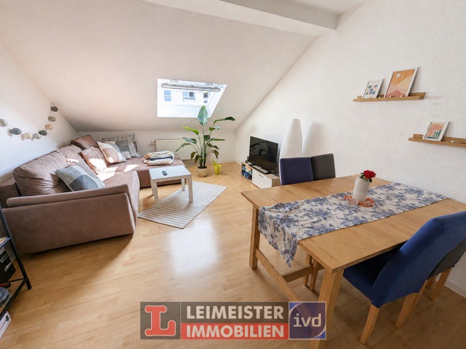 Wohnzimmer Dachgeschosswohnung Aschaffenburg