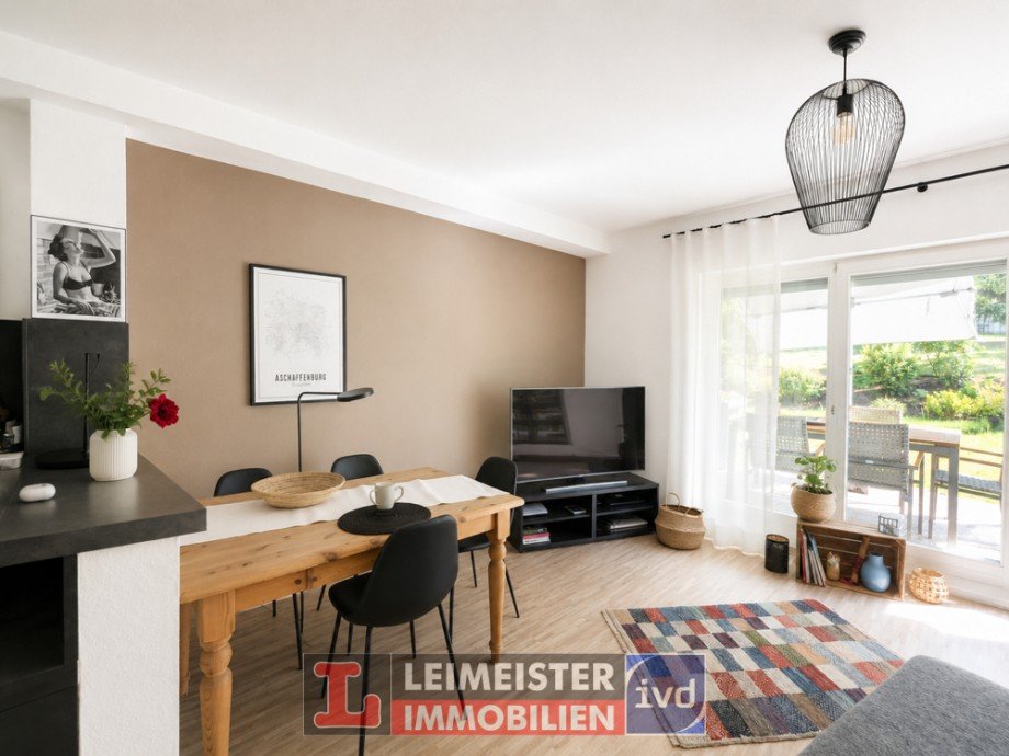 Essbereich Etagenwohnung Aschaffenburg / Schweinheim
