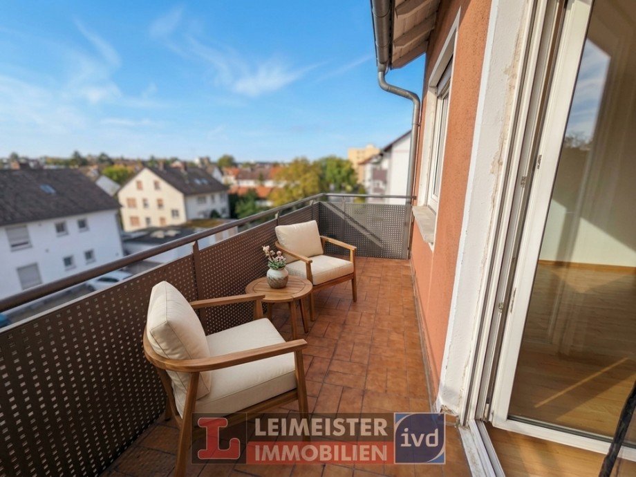 Balkon Etagenwohnung Aschaffenburg / Leider