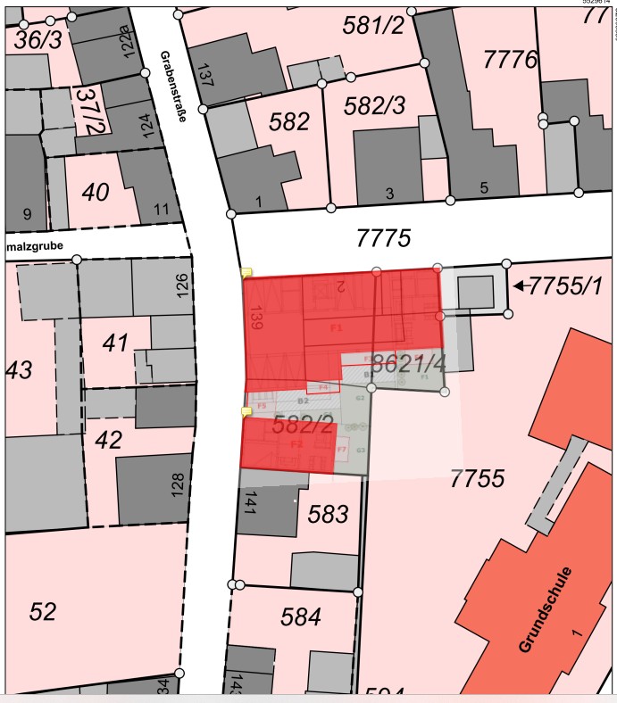 Flurkarte Mehrfamilienhaus Gro�ostheim
